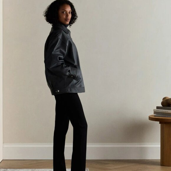 NWT Quince Ultra Stretch Ponte Straight Leg Pants 32 Tall Size Medium - Picture 4 of 14